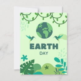 地球保護、4月22日 ポストカード