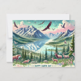 地球保護、4月22日 ポストカード