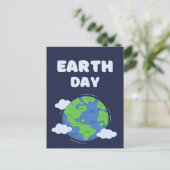 地球保護、4月22日 ポストカード (スタンド正面)