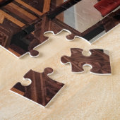 地球儀のある図書館 ジグソーパズル (側面)