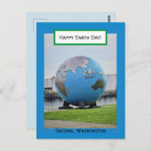 地球儀はがき ポストカード (正面/裏面)