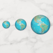 地球儀1 & 2 コンフェッティ (正面)