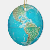 地球儀1 & 2 セラミックオーナメント (左)