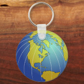 地球儀 キーホルダー (正面)