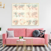 地球全体の熱 キャンバスプリント (インサイチュ (リビング))