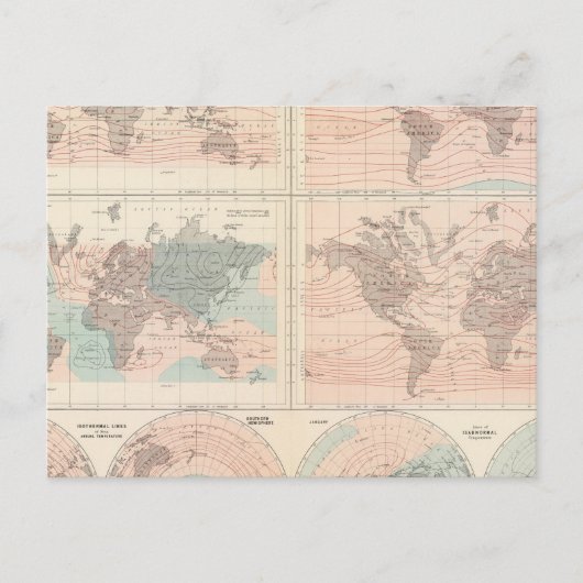 地球全体の熱 ポストカード (正面)