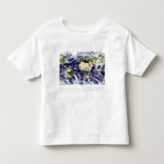 地球全体の真のカラー画像 トドラーTシャツ (正面)