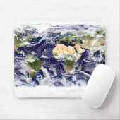 地球全体の真のカラー画像 マウスパッド (マウス)