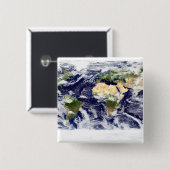 地球全体の真のカラー画像 缶バッジ (正面&裏面)