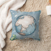 地球写真クッション枕 クッション (ブランケット)