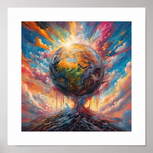地球創造ポスター ポスター (正面)