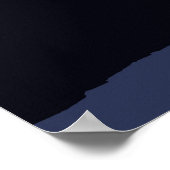 地球地図地球の都市の夜のライト。 ポスター (角)