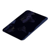 地球地図地球の都市の夜のライト。 マグネット (左側)