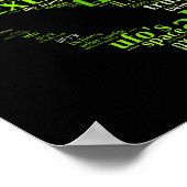 地球外の人が真実を求める ポスター (角)