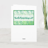 地球外の幸せな日 – 3月20日 カード (裏面)