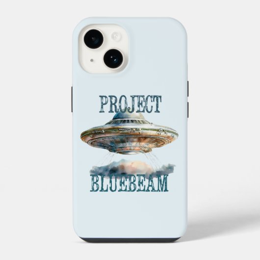 地球外エイリアンカバー iPhoneケース (裏面)