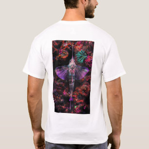 地球外エイリアン生物の革のようなスキンフォト Tシャツ