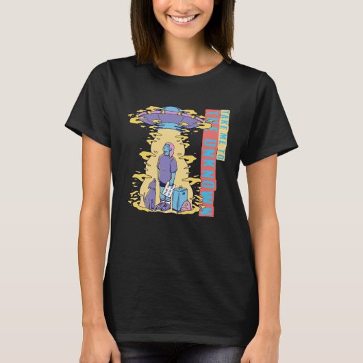 地球外エイリアンSF Tシャツ (正面)