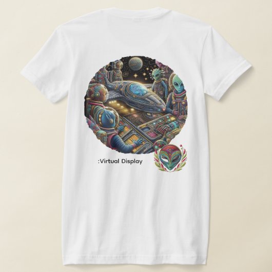 地球外クルーザー作戦部隊 Tシャツ (レイダウン裏面)