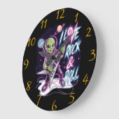 地球外セレナーデ ラージ壁時計 (傾斜)