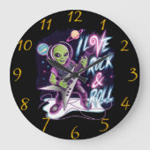 地球外セレナーデ ラージ壁時計 (正面)