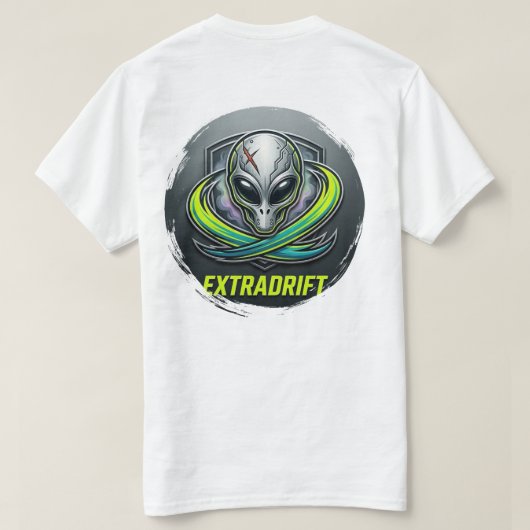 地球外ドリフトウェア Tシャツ (デザイン裏面)