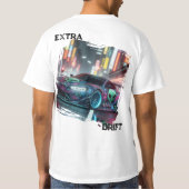 地球外ドリフトカー Tシャツ (裏面)