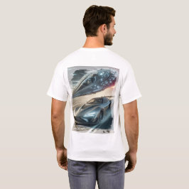 地球外ネオンドリフトエンブレム Tシャツ