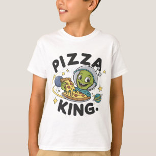 地球外喜び:エイリアンデファリングピザ Tシャツ