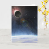 地球外大気 カード (黄色い花)