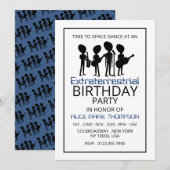 地球外帯、誕生日 招待状 (正面/裏面)