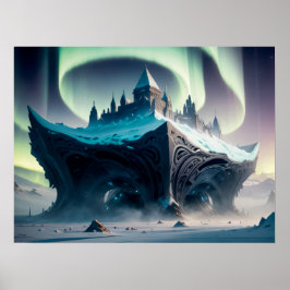 地球外構造の上に構築された極城 ポスター