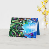 地球外海洋生物 カード (黄色い花)