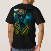 地球外迷彩:人間ディのハロウィーン Tシャツ (裏面)