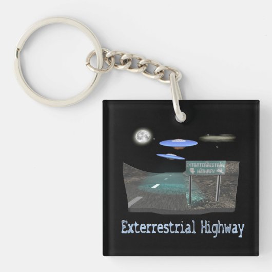 地球外高速道路 キーホルダー (正面)