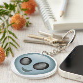 地球大気圏外の外国のEmoji キーホルダー (正面右)