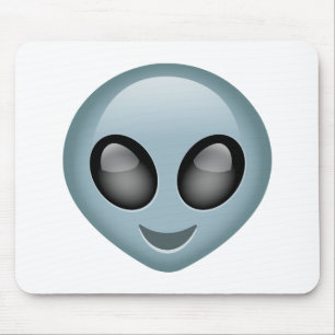 地球大気圏外の外国のEmoji マウスパッド