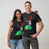 地球宇宙オーストラリア動物ロケット宇宙飛行士Koal Tシャツ (ユニセックス)
