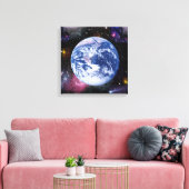 地球宇宙 キャンバスプリント (インサイチュ (リビング))