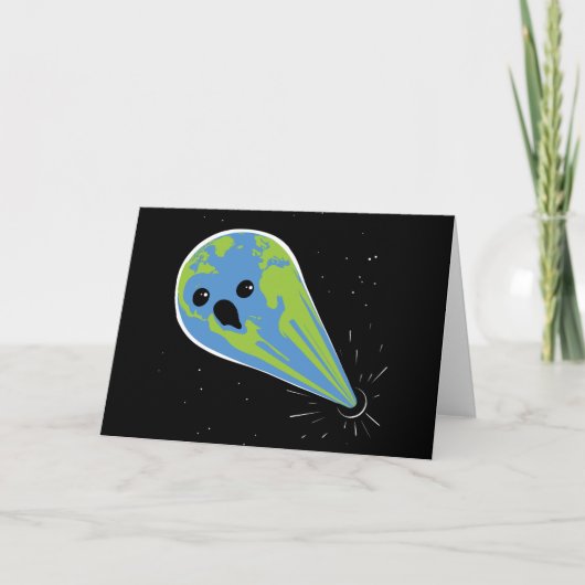 地球対ブラックホール カード (正面)