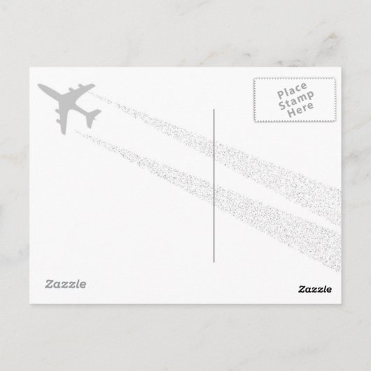 地球工学化学は有毒エーロゾルを追跡 ポストカード (裏面)