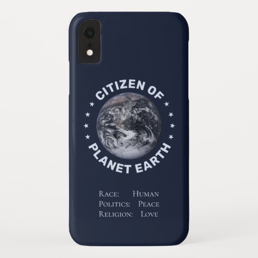 地球市民iPhoneケース Case-Mate iPhoneケース (裏面)