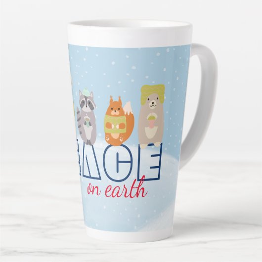 地球平和の森の動物 カフェラテマグ (右アングル)