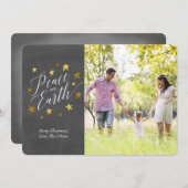 地球平和 |クリスマスフォトカード シーズンカード (正面/裏面)