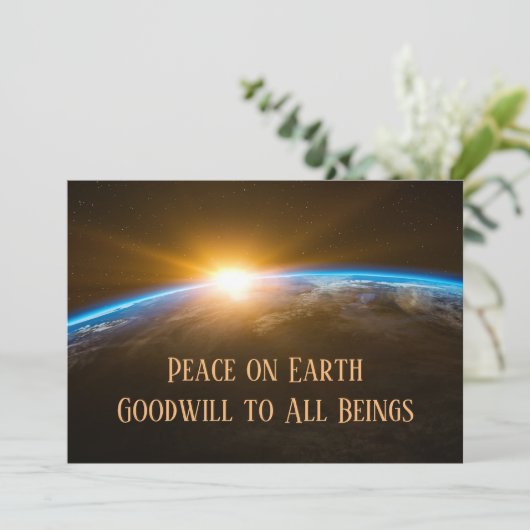 地球平和 |季節の挨拶 |個人用設定 シーズンカード (スタンド正面)