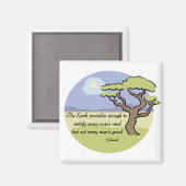 地球引用文バイガンディ磁石 マグネット (正面/裏面)