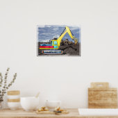 地球引越し業者移動地球 ポスター (キッチン)