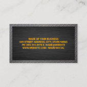 地球引越し業者 | 建築ロゴ 名刺 (裏面)