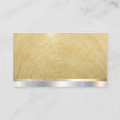 地球引越し業者 |金属(木材) 名刺 (裏面)