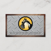 地球引越し業者 |鉄鋼と木材 名刺 (裏面)